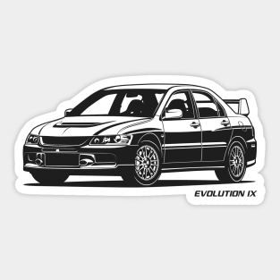 Lancer Evolution IX Sticker